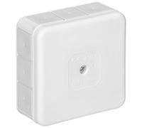 Miratic Boite de Derivation Etanche Exterieur IP55 avec 12 presse-étoupes en caoutchouc Boite de Derivation Encastrable et En Saillie Haute Qualité et Résistance aux Intempéries (blanc)