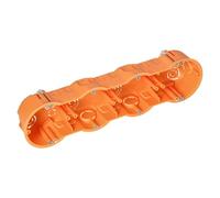 Miratic Boite Encastrement Cloison Sèche (Placo) de Profondeur 45mm Cache Prise Electrique Diamètre 60mm Boite de Derivation à Encastrer dans Plaque de Plâtre (4 postes)