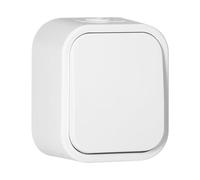 MIRATIC Bouton Sonnette Filaire Exterieur Etanche IP54 Bouton Poussoir Sonnette Saillie Robuste Interrupteur Mural pour Commande Carillon Filaire (blanc)