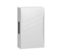 MIRATIC Carillon Filaire avec Transformateur Intégré 230V-8V Sonnette avec Fil pour Maison Et Porte Cloche Électromécanique Ding Dong 80dB en Saillie Blanc