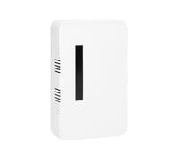 MIRATIC Carillon Filaire Électromécanique AC Sonnette Filaire sans Transformateur pour Maison Et Porte Cloche De Porte Bim-Bam 80dB Boîtier Robuste en Saillie Blanc Fonction Anti-Blocage