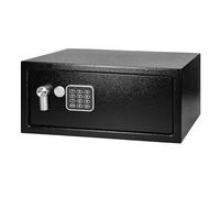 MIRATIC Coffre Fort Discret à Code Electronique et 2 x e Secours Coffre Fort Pour Argent Bijoux Laptop Dossiers A4 Boite Coffre Fort Caché Safe Maison Bureau Hotel en Acier (large 26,8l)