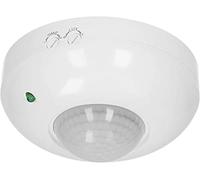 Miratic Detecteur de Mouvement 360° 1200 W Montage au Plafond Capteur de Mouvement Infrarouge Detecteur de Mouvement Interieur Montage en Saillie (Blanc)