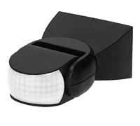 Miratic Detecteur De Mouvement pour l'Extérieur IP65 avec Capteur Crépusculaire 180° 1200W Etanche (Noir)