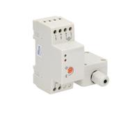 MIRATIC Interrupteur Crépusculaire Extérieur Rail DIN Détecteur Automatique avec Sonde Extérieure Étanche IP65 Capteur de Lumière Temporisé Pour Éclairage Électrique 230V Relais 3000W Blanc