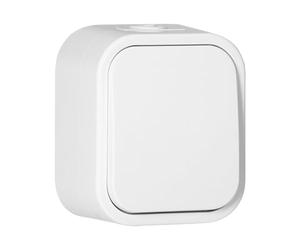 MIRATIC Interrupteur Va et Vient Saillie Etanche IP54 Va-et-Vient Saillie Robuste pour Eclairage de Couloir et Escalier Interrupteur Mural pour Commande Eclairage Couloir (blanc)