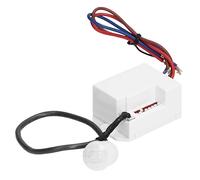 Miratic Mini Detecteur De Mouvement 12V 120° / 360° avec Capteur Crépusculaire et Minuterie Fonctionne avec LED Min. 1W