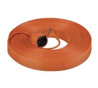Miratic Prolongateur Electrique Rallonge Electrique Exterieure pour Jardin avec 1 Prise Schuko - Version Allemande Câble PVC 3x1mm² Prise et Fiche Moulées (10 m)