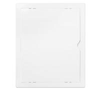 MIRATIC Trappe de Visite Carré ou Rectangulaire Panneau d'Inspection pour Systèmes de Ventilation Rabat de Révision Blanc Différentes Dimensions (25 x 30 cm)