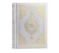 mirazak Le Saint Coran Arabe-Francais avec QR Code Audio - Traduction et Sens des Versets - Coran Bilingue pour Convertis et Non-Arabophones - Cadeau Ramadan - Edition Elegante (Dore/Gris)