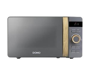 Mirco-ondes - DOMO - DO3420 - Gris avec finition boisée - L45,1 x P34,7 x H25,8 cm - 20 L - 5 niveaux de puissance - 700W