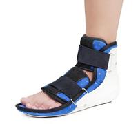 MIRCTRI Attelle Relevage de Pied pour Hémiplégie et AVC, Orthèse de Stabilisation de Cheville avec Doublure Respirante et Lavable pour Soutien à la Marche et Récupération Posturale(Gauche,L)