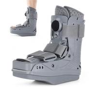 MIRCTRI Botte de Marche Orthopédique pour Fracture Métatarsienne et Hallux Valgus Chaussure de Décharge 15 Degrés Post-Opératoire Attelle de Soutien Cheville et Pied(M)