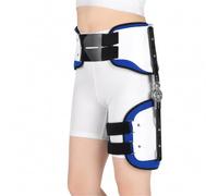 MIRCTRI Orthèse de Hanche Post-Opératoire Attelle d'Abduction Réglable Stabilisateur de Protection Articulaire Taille Universelle Soulagement Sciatique Rééducation Chirurgie