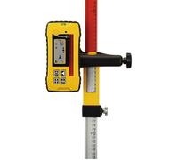 Mire de nivellement - STABILA - NL 7468 - Aluminium anodisé - Hauteur max. 240 cm - Laser et récepteur