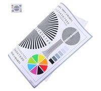 Mire de Test D’alignement des Lentilles pour Caméras IP, Papier | Contraste Noir et Blanc Net, Déploiement Rapide, Évaluation de Résolution, pour Intégrateurs Av et Techniciens