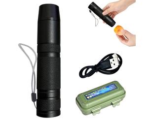 Mire-œufs pour œuf de poule,testeur lampe àœufs de caille rechargeable | testeur d'œufs LED avec chargeur USB et boîte de rangement,pour œufs de poule, pour surveiller le développement des œuf