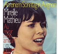 Mireille Mathieu - An einem Sonntag in Avignon/Au revoir mon amour (AMIGA) / Vinyl single [Vinyl-Single 7'']