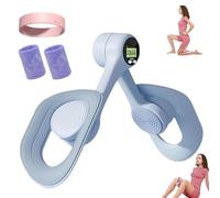 Mireva Fit Pelvic and Thigh, Thigh Master Exerciseur de Cuisses pour Femmes, Entraîneur Réglable du Plancher Pelvien avec Rotation à 360° et Affichage Numérique Intelligent pour Gym à Domicile