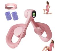 Mireva Fit Pelvic and Thigh, Thigh Master Exerciseur de Cuisses pour Femmes, Entraîneur Réglable du Plancher Pelvien avec Rotation à 360° et Affichage Numérique Intelligent pour Gym à Domicile