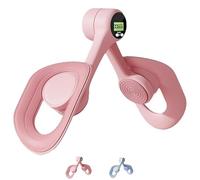 Mireva Fit Pelvic and Thigh Trainer ,Smart Screen Digital Display Count Enlarged Fitting Surface for Home Workout Equipment for Pelvis Legs, HIPS, Glutes and Slimming & Postpartum (Pink)