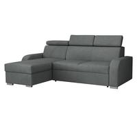 Mirjan24 Apollo Canapé d'angle élégant, avec tiroir de lit et fonction convertible, canapé d'angle moderne, avec appuie-têtes réglables, coin rembourré, couronne 18