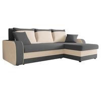 Mirjan24 Kristofer Canapé d'angle design avec fonction convertible, deux tiroirs de lit, fonction lit, canapé en forme de L, méridienne universelle (Mikrofaza 0027 + Mikrofaza 0031)