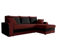 Mirjan24 Kristofer Canapé d'angle design avec fonction convertible, deux tiroirs de lit, fonction lit, canapé en forme de L, méridienne universelle (Mikrofaza 0045 + Mikrofaza 0015)