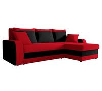 Mirjan24 Kristofer Canapé d'angle, design avec fonction convertible, deux tiroirs de lit, fonction lit, fonction lit, canapé en forme de L, ottoman universel, (Mikrofaza 0022 + Mikrofaza 0015)