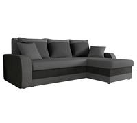 Mirjan24 Kristofer Lux Canapé d'angle avec fonction convertible, deux tiroirs de lit, couleurs au choix, paysage d'intérieur Fonction lit Canapé design en forme de L Côté universel (Boss 12 + Boss 14)