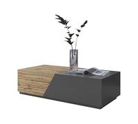 Mirjan24 Nesezi Table Basse Extensible avec Récipient - Table Basse Élégante - Table D'Appoint - Gris Anthracite