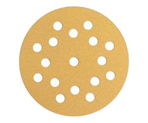 Mirka 2364709915 Gold Lot de 100 feuilles abrasives à 17 trous 125 mm