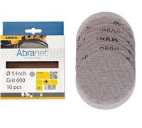 Mirka 9A-232-600RP Lot de 10 disques Abranet Grain P600 5"