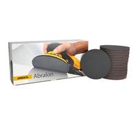 Mirka Abralon Disque de polissage Ø 125mm autoagrippant 600 grain, 20/pack, pour le ponçage et le polissage de la peinture, du bois et du plastique.