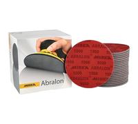 Mirka Abralon Disque de polissage Ø 125mm autoagrippant 1000 grain, 20/pack, pour le ponçage et le polissage de la peinture, du bois, du plastique