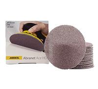 MIRKA Abranet Ace HD Disques abrasifs filet Ø 125mm autoagrippant - grain P40-25 pcs - AH23202540 - Pour ponceuses excentriques 125mm - pour poncer les surfaces dures, bois, mastic, peinture, métal