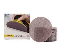 MIRKA Abranet Ace HD Disques abrasifs filet Ø 125mm autoagrippant - grain P60-25 pcs - AH23202560 - Pour ponceuses excentriques 125mm - pour poncer les surfaces dures, bois, mastic, peinture, métal