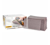 Mirka Abranet bande abrasive auto-aggrippante 81x133 mm P240 | Maille micro-perforée pour évacuation optimale de la poussière auto-agrippant compatible ponceuses bois peinture plastique
