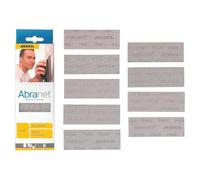 Mirka Abranet Bande abrasive en filet 70 mm x 198 mm/Mix-Pack 1 de chaque grain 80, 100, 120, 150, 180, 220, 320, 400, 600/9 pièces pour poncer bois, spatule, plastique