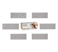 MIRKA Abranet Bande abrasive en filet 70mm x 198 mm autoagrippant - Mix-Pack 5 de chaque grain 80, 120, 180, 240, 320, 400-30 pces - pour poncer le bois, le mastic, la peinture, le plastique