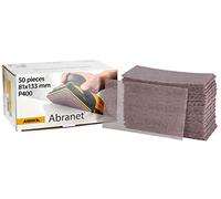 Mirka Abranet Bande abrasive en filet 81x133 mm autoagrippant/grain P400 / 50 pces/pour poncer le bois, le mastic, la peinture, le plastique / 5417805041