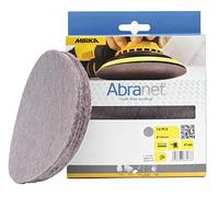 Mirka Abranet Disques abrasifs en filet Ø 150mm autoagrippant/Grain P180 / 10 pcs/Convient à toutes les ponceuses excentriques 150mm / pour poncer le bois, le mastic, la peinture
