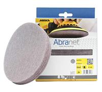 Mirka Abranet Disques abrasifs en filet Ø 150mm autoagrippant/grain P120 / 10 pcs/Convient à toutes les ponceuses excentriques 150mm / pour poncer le bois, le mastic, la peinture