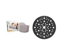 MIRKA Abranet Disques abrasifs filet Ø 150 mm autoagrippant - Grain P180-50 pcs & Support de protection Ø 150mm 67 trous, 1 pièce, pour protéger les plateaux de ponçage
