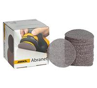 MIRKA Abranet Disques abrasifs filet Ø 77 mm autoagrippant - grain P180-50 pcs - pour poncer le bois, le mastic, la peinture, le plastique - 5420305018