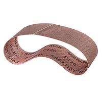 Mirka Abranet Max bande abrasive 75x533mm / grain P120 / 2 pièces pour ponceuses à main ponceuses à bande manuelles