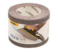 MIRKA Abranet Rouleau de ponçage filet 93 mm x 10 m autoagrippant - grain P240-1 rouleau - pour poncer le bois, le mastic, la peinture, le plastique - 545BQ001253R
