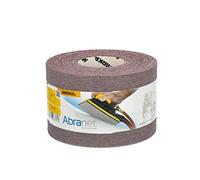 Mirka Abranet rouleau abrasif auto-agrippant 115 mm x 25 m P120 | Maille micro-perforée auto-agrippante pour ponçage efficace bois mastic peinture plastique compatible ponceuses