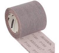 MIRKA Abranet Rouleau de ponçage filet 115 mm x 10 m autoagrippant - grain P180-1 rouleau - pour poncer le bois, le mastic, la peinture, le plastique - 545BY001183R