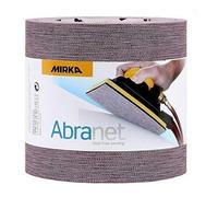 MIRKA Abranet Rouleau de ponçage filet 115 mm x 10 m autoagrippant - grain P600-1 rouleau - pour poncer le bois, le mastic, la peinture, le plastique - 545BY001613R
